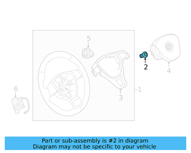 Steering Wheel Bolt N-907-991-02 - View 21
