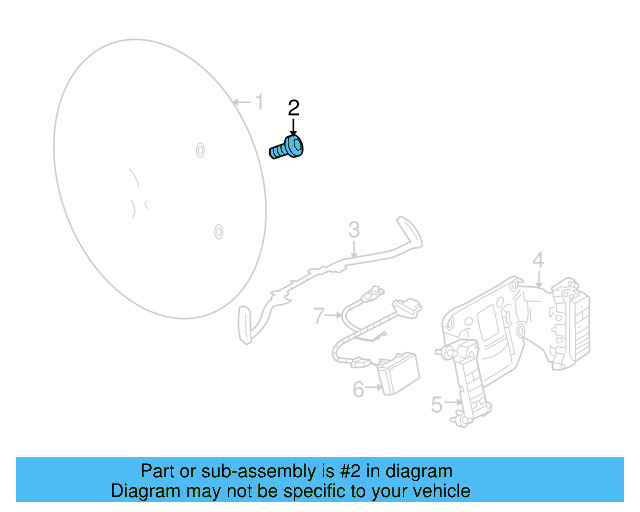 Steering Wheel Bolt N-907-991-02 - View 20
