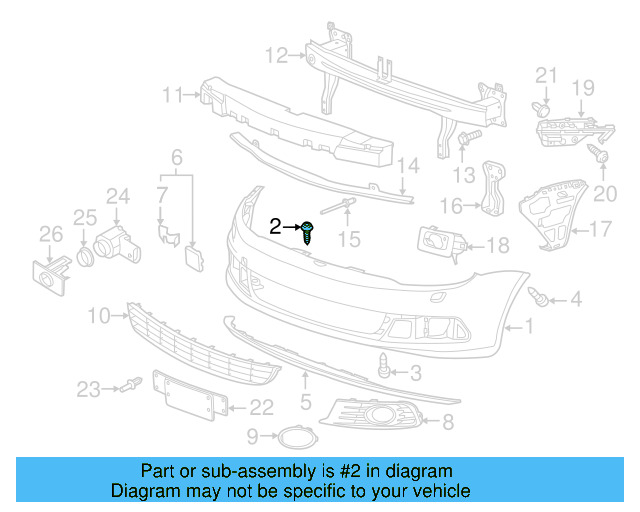 Upper Mount Bolt N-908-082-01 - View 32