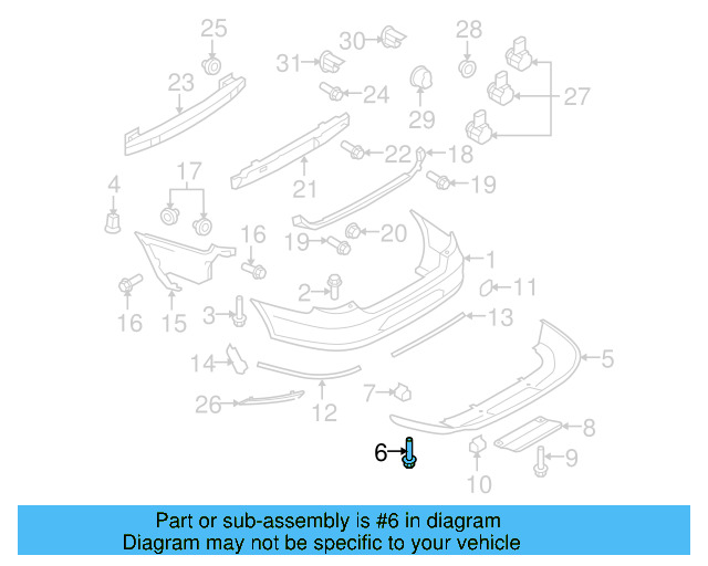 Fender Liner Retainer Nut N-908-338-01 - View 95