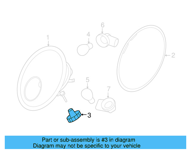 Tail Lamp Assembly Nut N-908-201-01 - View 2