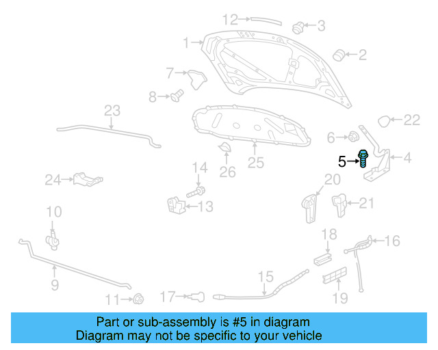 Hinge Bolt N-908-221-01 - View 11