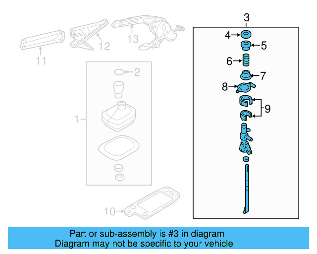Lever Assembly Bearing 1K0-711-699-A