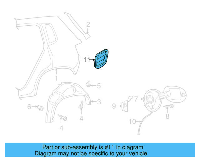 Fender Liner Retainer Nut N-908-338-01 - View 216