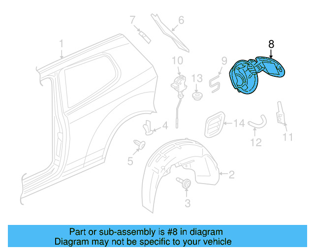 Fender Liner Retainer Nut N-908-338-01 - View 9