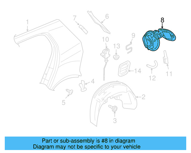 Fender Liner Retainer Nut N-908-338-01 - View 17