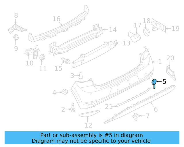 Fender Liner Retainer Nut N-908-338-01 - View 5