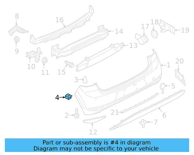 Fender Liner Retainer Nut N-908-338-01 - View 4