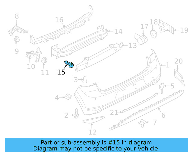 Fender Liner Retainer Nut N-908-338-01