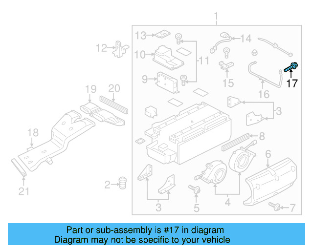 Battery Ground Strap Bolt N-908-479-03 - View 3