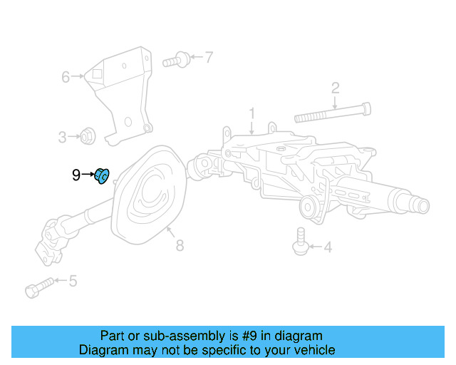 Fan & Motor Lock Nut N-908-877-03 - View 29