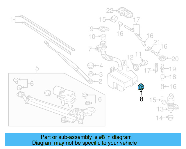 Fan & Motor Lock Nut N-908-877-03 - View 31