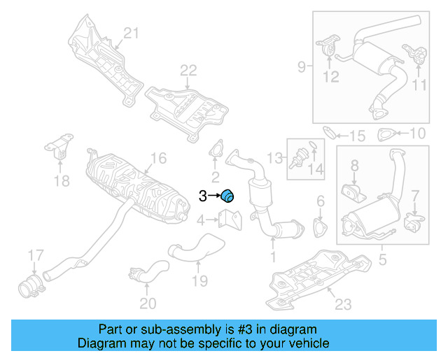 Exhaust Manifold Lock Nut N-908-946-01 - View 82