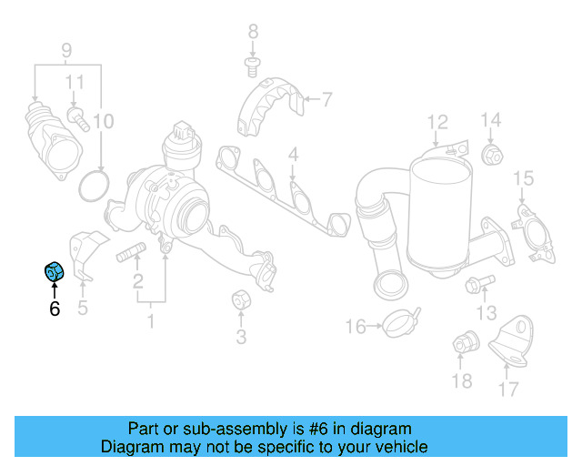 Exhaust Manifold Lock Nut N-908-946-01 - View 30