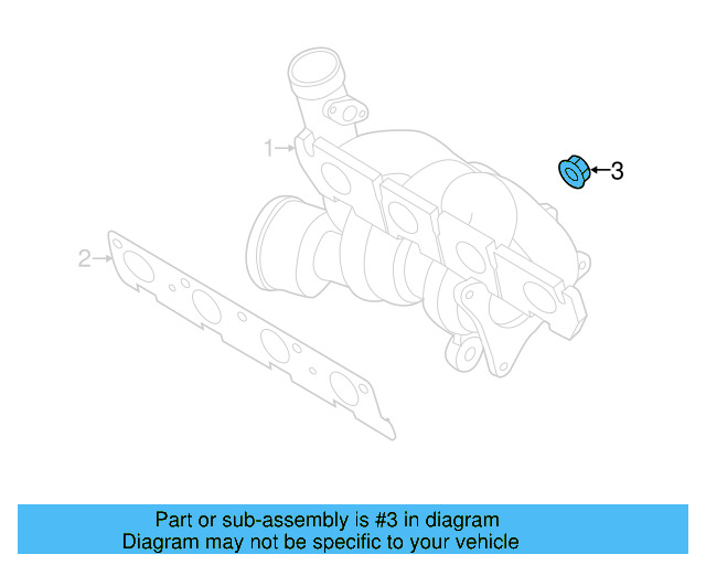 Exhaust Manifold Lock Nut N-908-946-01 - View 106