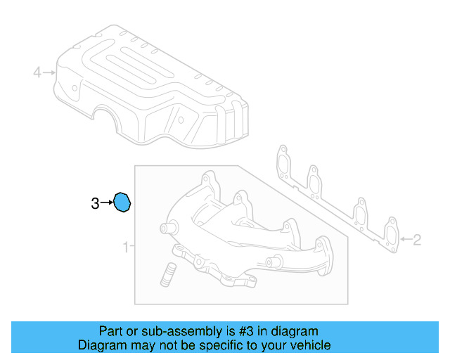 Exhaust Manifold Lock Nut N-908-946-01 - View 83