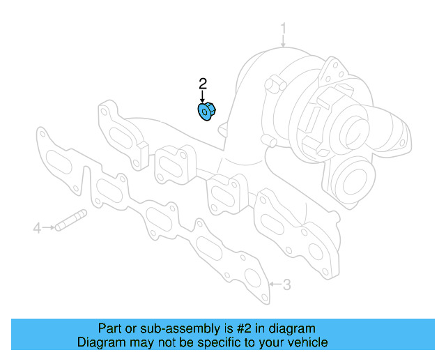 Exhaust Manifold Lock Nut N-908-946-01 - View 57
