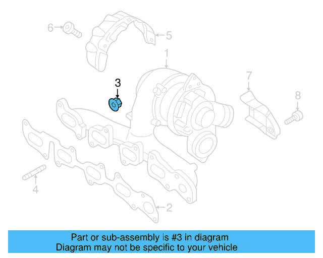 Exhaust Manifold Lock Nut N-908-946-01 - View 85