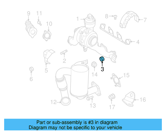 Exhaust Manifold Lock Nut N-908-946-01 - View 48
