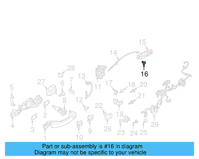 Handle, Inside Screw N-909-187-02 - View 17
