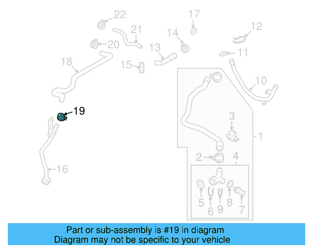 Hose & Tube Assembly Clamp N-909-264-01 - View 72