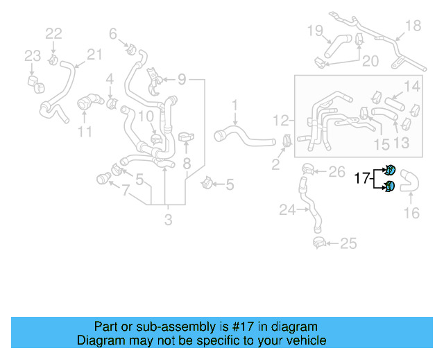 Hose & Tube Assembly Clamp N-909-264-01 - View 133