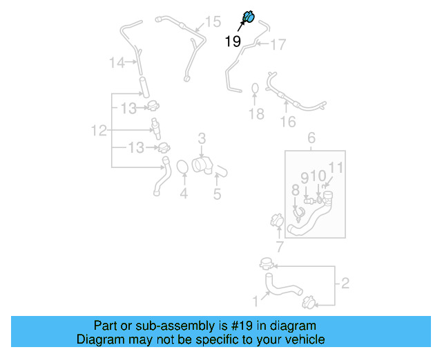 Reservoir Hose Clamp N-906-869-02 - View 199