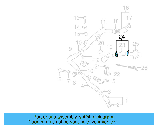 Upper Coupling Clamp N-909-265-01 - View 126