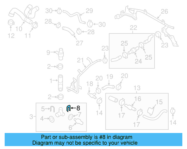 Temp Sensor Retainer Spring 032-121-142 - View 175