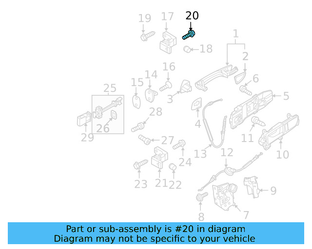 Hinge Bolt N-909-305-03 - View 25