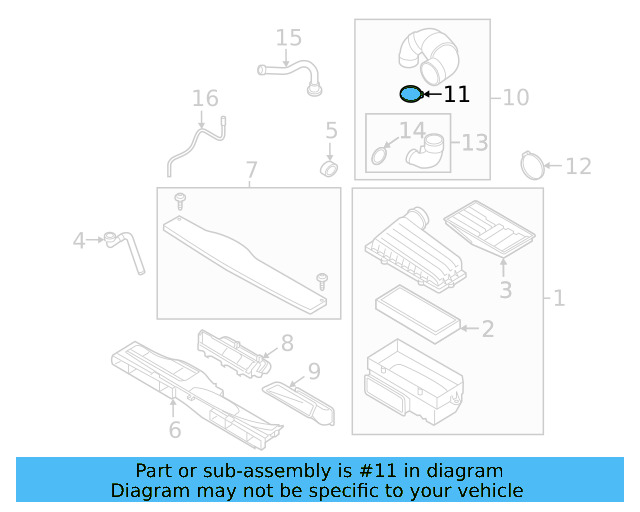 Intake Pipe Clamp N-909-525-01 - View 8