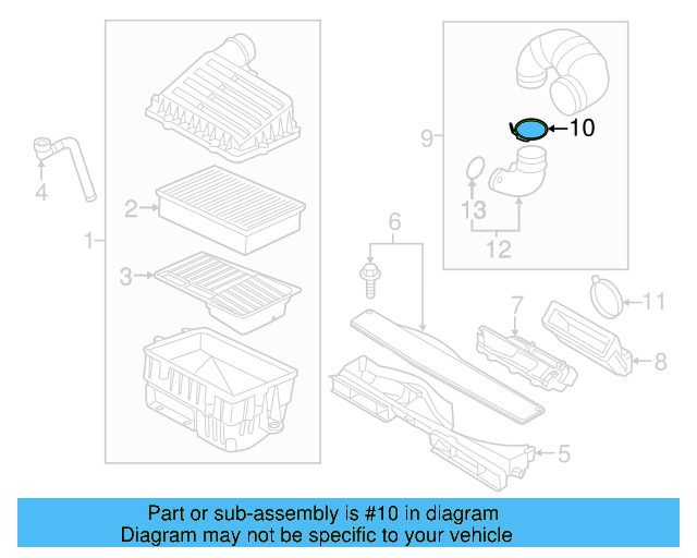 Intake Pipe Clamp N-909-525-01