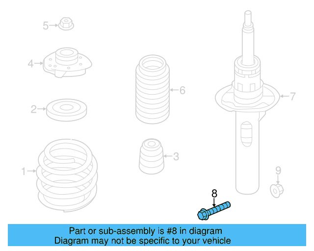 Strut Bolt N-909-548-02 - View 27