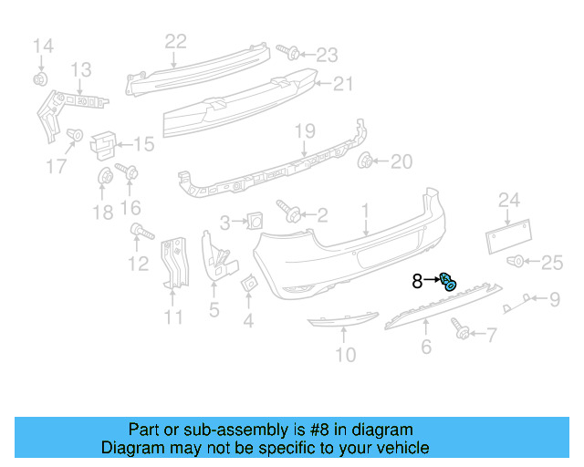 Fender Liner Retainer Nut N-908-338-01 - View 262