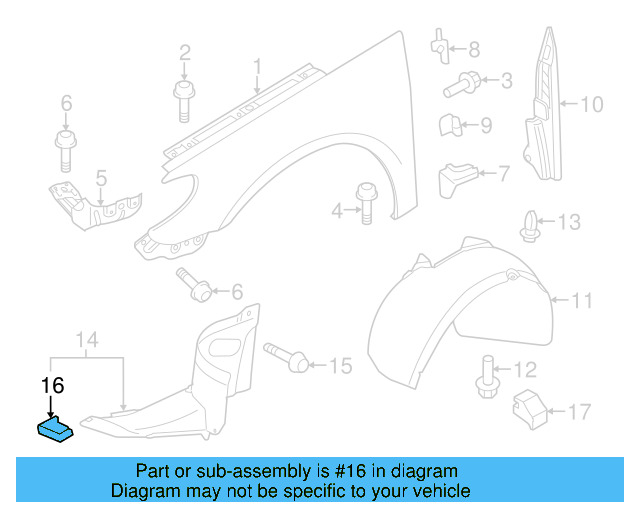 Fender Liner U N-909-591-01 - View 147