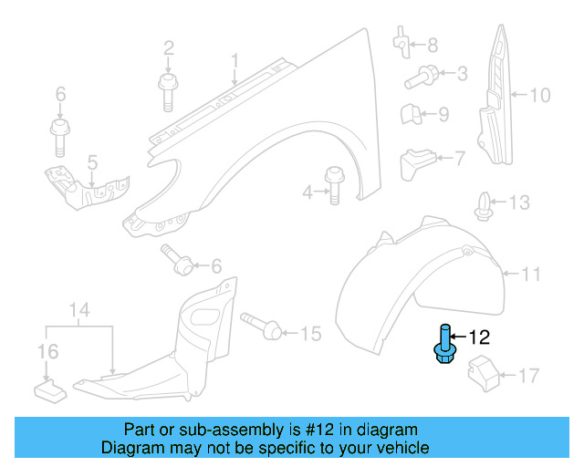 Fender Liner U N-909-591-01 - View 36