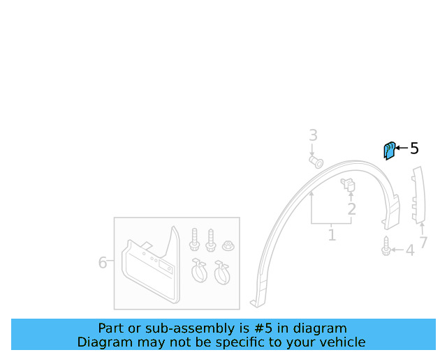Fender Liner U N-909-591-01 - View 128