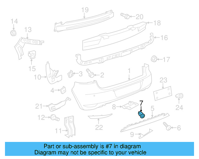Fender Liner Retainer Nut N-908-338-01 - View 281