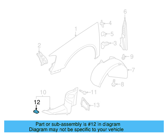 Fender Liner U N-909-591-01 - View 33
