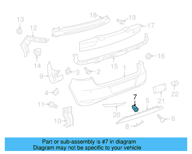 Fender Liner Retainer Nut N-908-338-01 - View 254