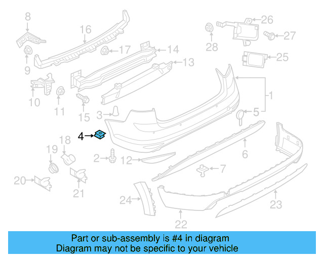 Fender Liner Retainer Nut N-908-338-01 - View 112