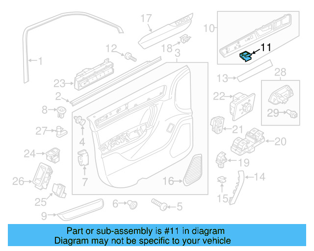 Bumper Cover Mount Bolt N-909-747-01 - View 292