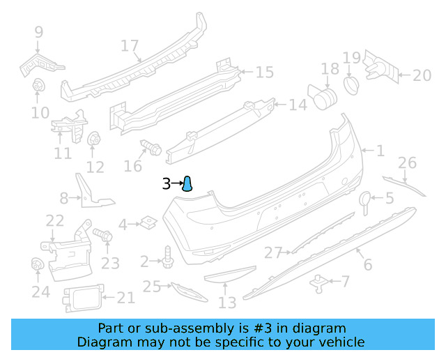 Fender Liner Retainer Nut N-908-338-01 - View 275