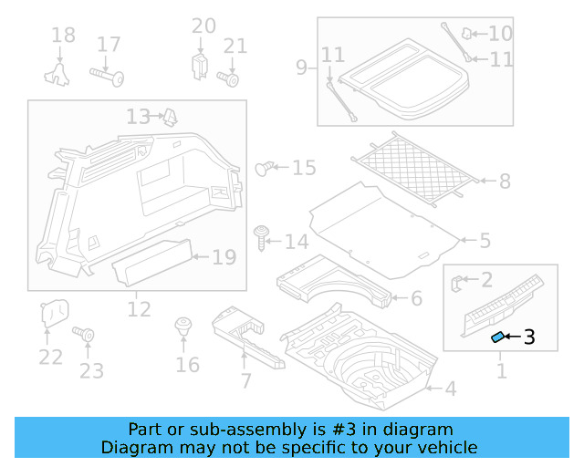 Bumper Cover Mount Bolt N-909-747-01 - View 248