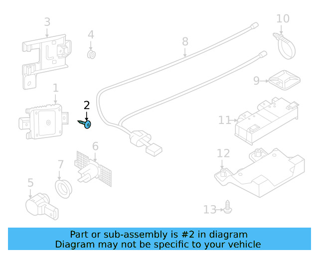 Bumper Cover Mount Bolt N-909-747-01 - View 24