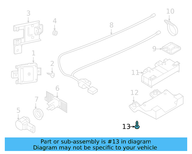 Bumper Cover Mount Bolt N-909-747-01 - View 59