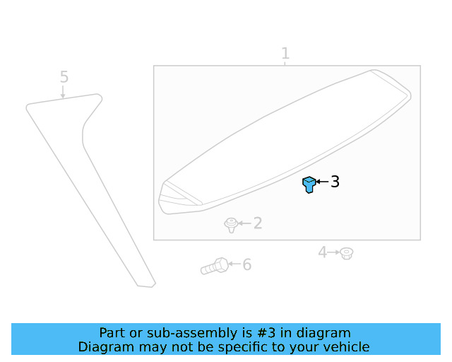 Bumper Cover Mount Bolt N-909-747-01 - View 4