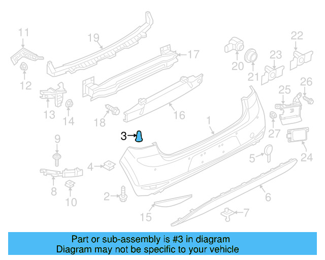 Fender Liner Retainer Nut N-908-338-01 - View 58
