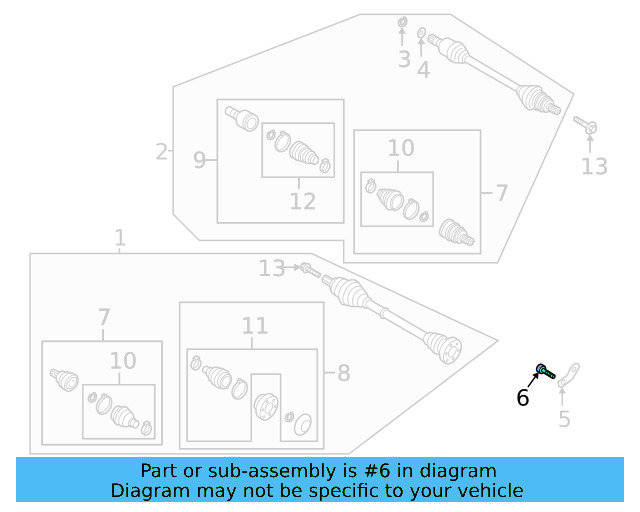 Outer Joint Assembly 7N0-498-099-C - View 21