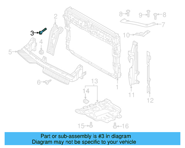 Impact Bar Bolt N-909-936-03 - View 116